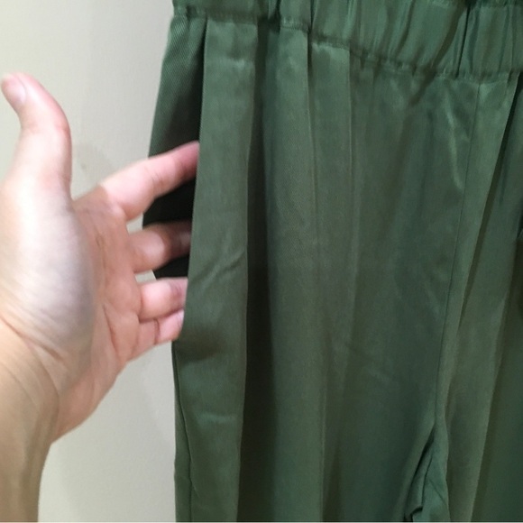 BANANA REPUBLIC jumpsuit Tencel Utility Jogger Army Green - Picture 5 of 10